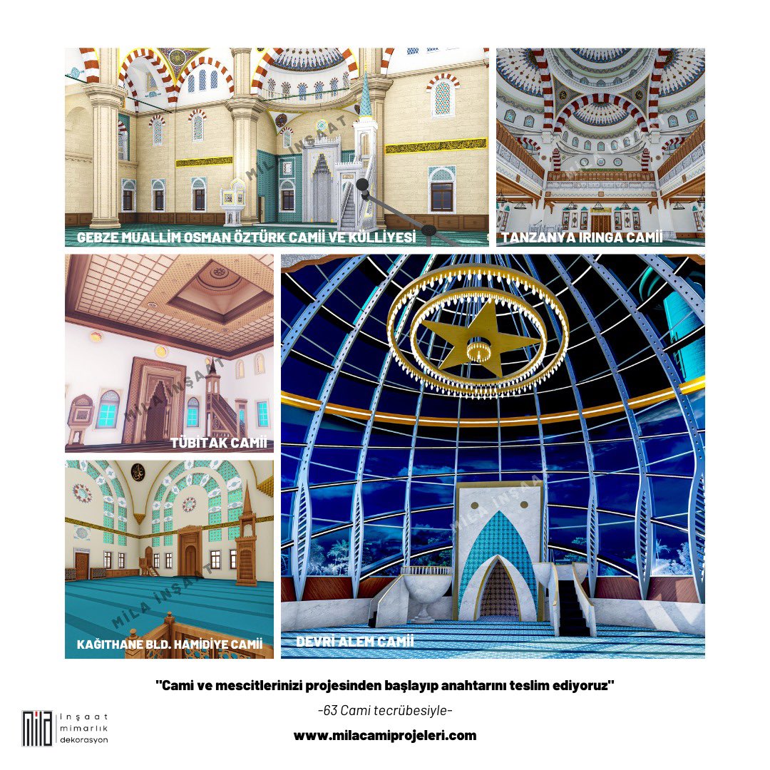 Cami proje ve inşaatlarınız için iletişime geçin.

+90 (216) 390 73 00 

milacamiprojeleri.com

#milacamiprojeleri #cami #camiprojeleri #camiinşaatı #camiler