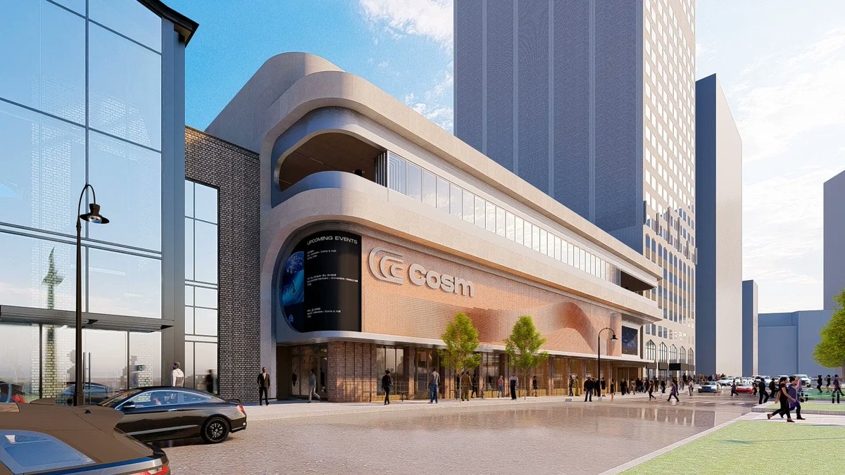 WWFerguson2's tweet image. Look at that little glorified theater box they allowed Gilbert to put on the Monroe Blocks site Literal middle of town.😭 Could have put this out at the Bel-Air Centre on 8 Mile to the same effect.