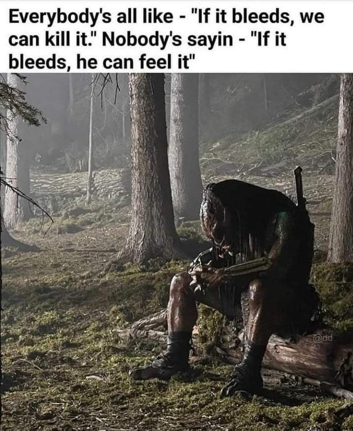 AvPOdysseyDB's tweet image. Yautja have feelings too