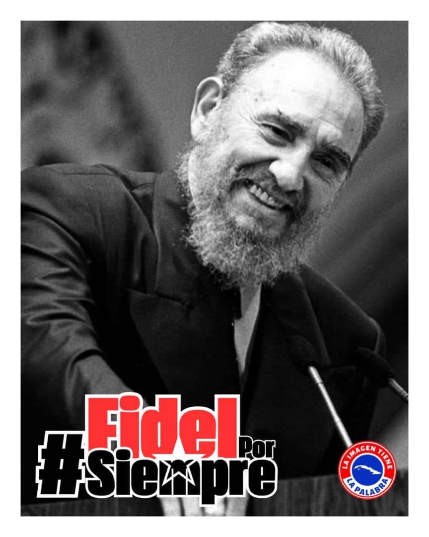 “¡Hermanos, la Revolución está hecha, vuestra sangre no salió en vano!”. #100AñosConFidel #CubaPorLaVida