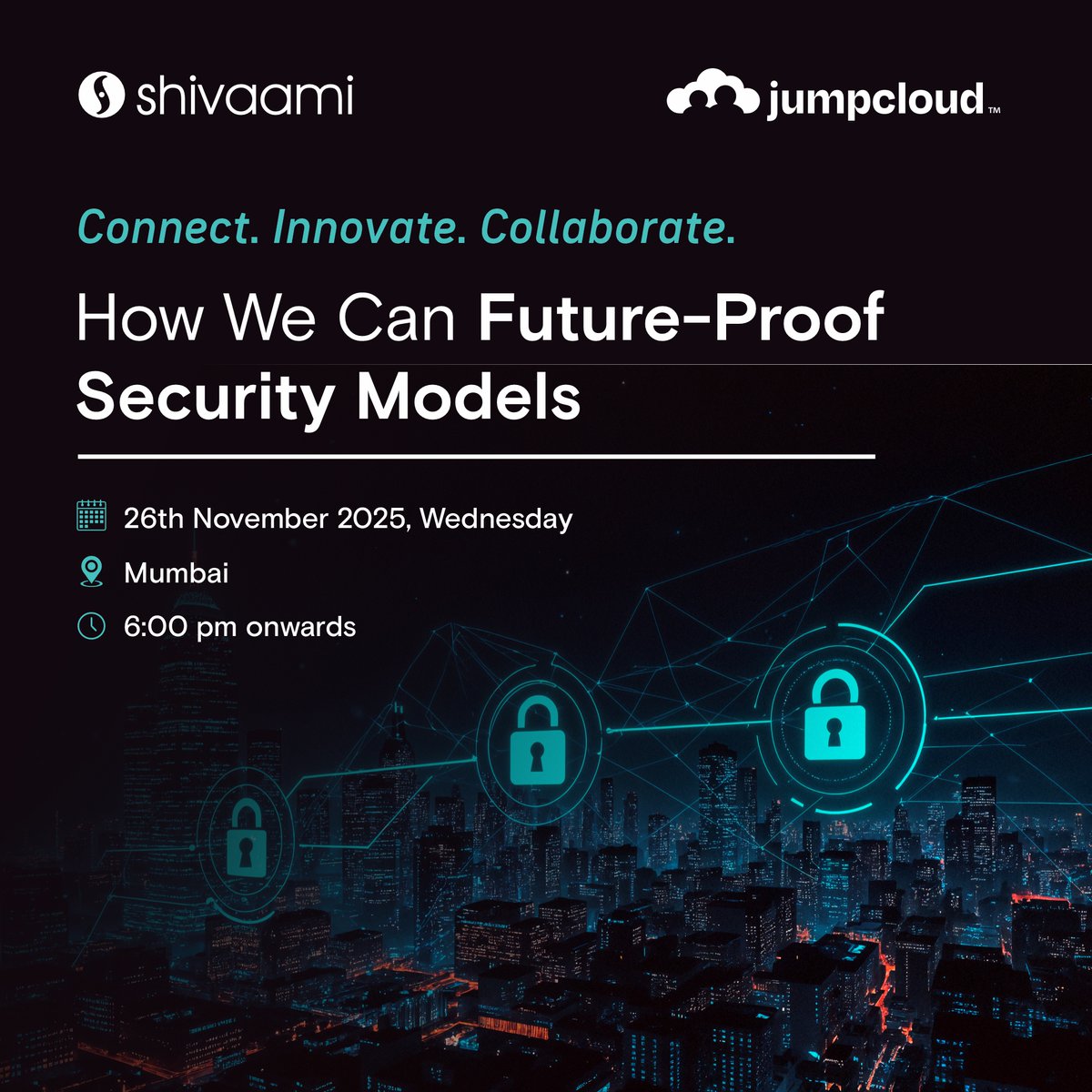 Shivaami x JumpCloud is hosting an exclusive roundtable for IT and cybersecurity leaders who want to stay ahead of the curve in a hybrid-first world.

Click to register - forms.gle/UEL2EWjJ7T2aE8…

#JumpCloud #Shivaami #TechLeadersMeet #Cybersecurity #ZeroTrustInnovation