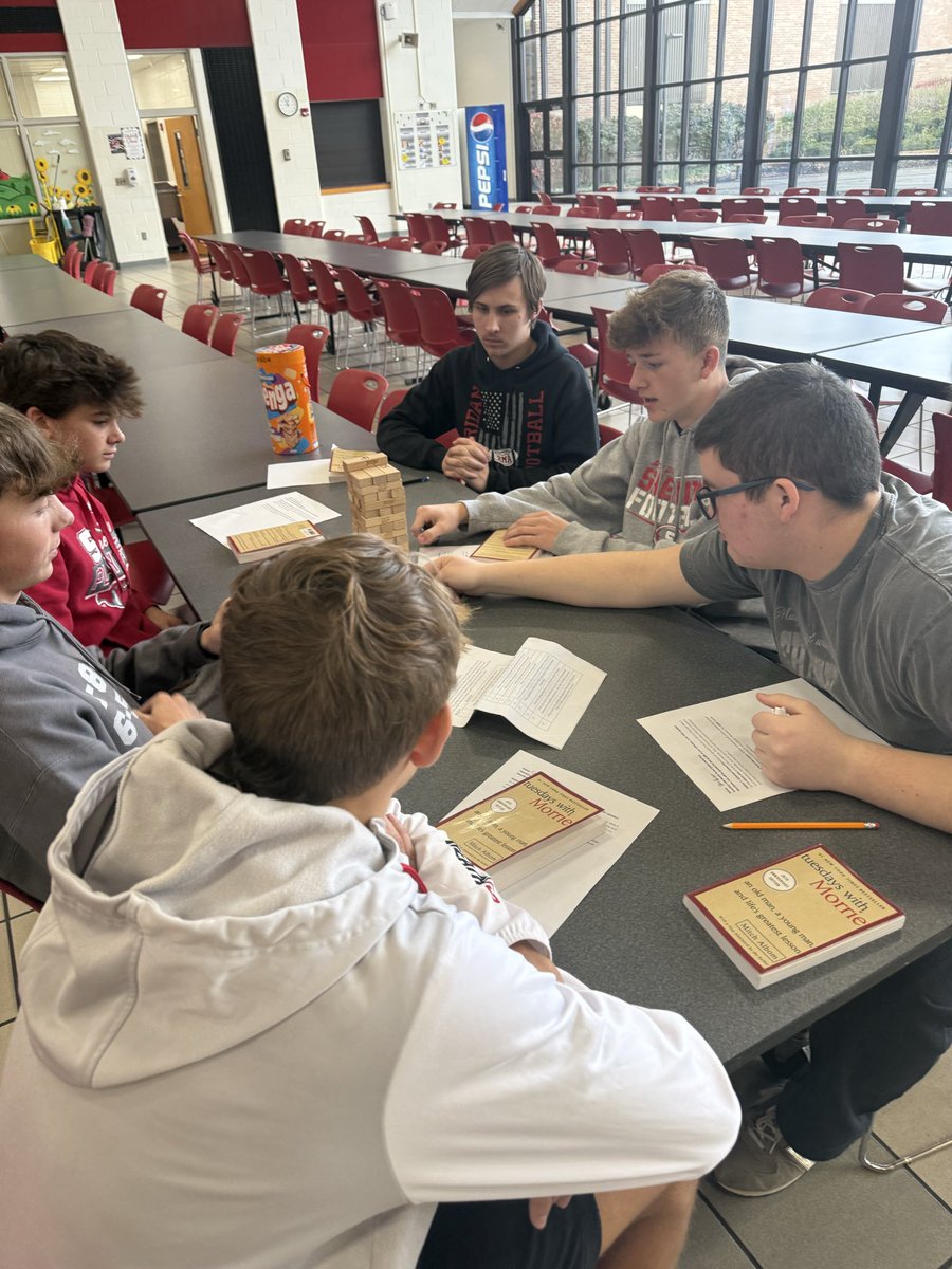 End of “Tuesdays with Morrie”: discussions,  games, and art😄