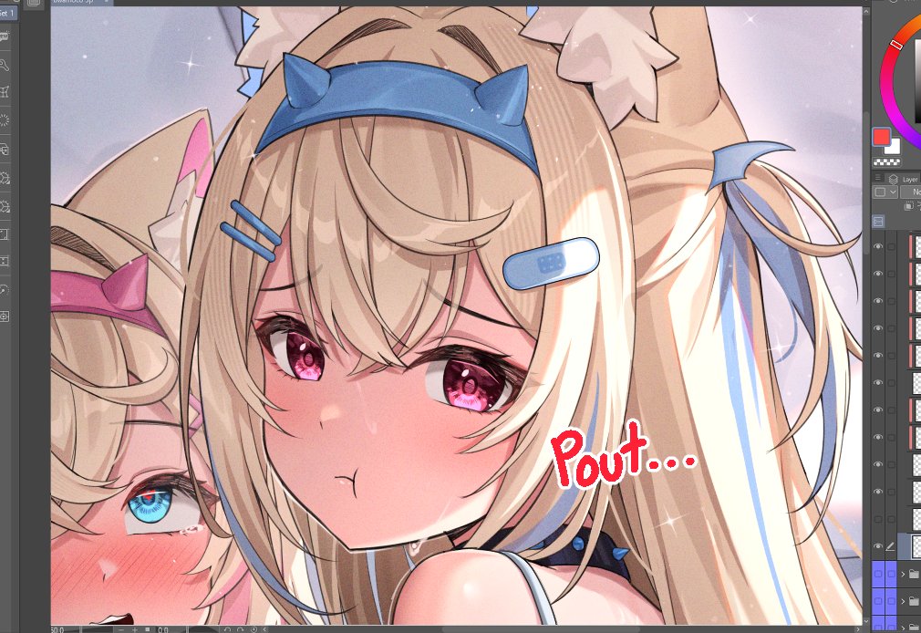 Uhm guys why is Fuwawa pouting?