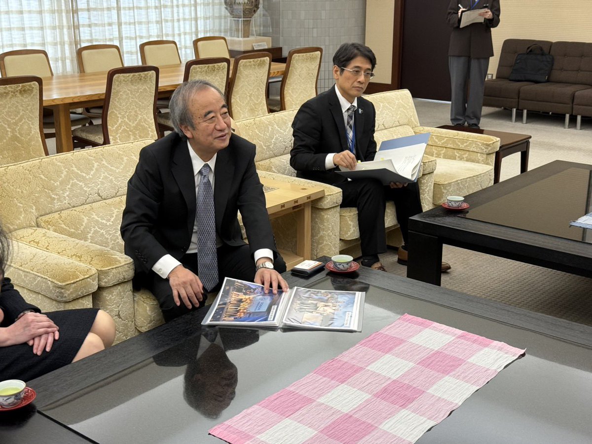 niigata_umi's tweet image. マイルストーリーが
スポGOMIワールドカップ優勝の
ご報告で新潟県知事を
表敬訪問しました！✨🏆

 #SPOGOMI