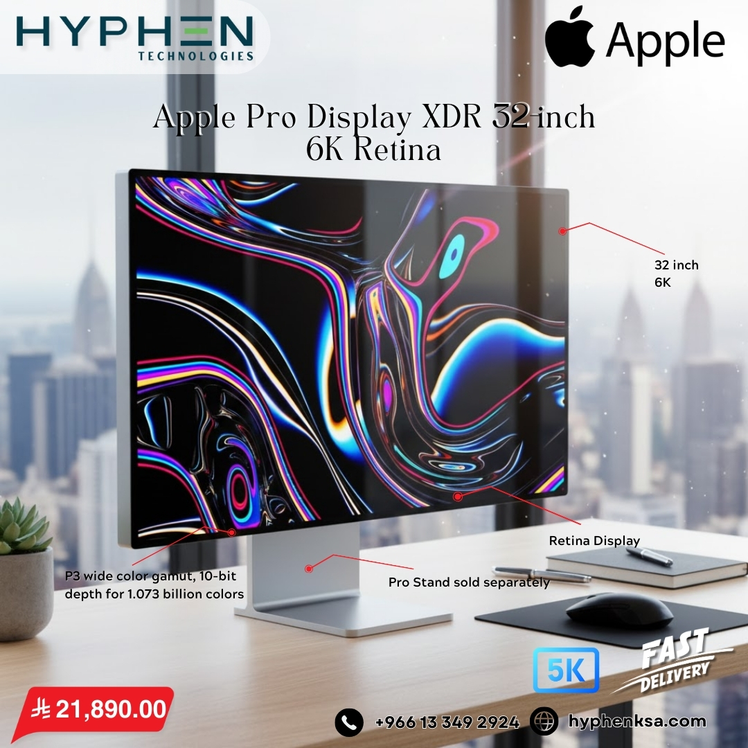 hyphenksa2025's tweet image. Create with Apple’s best. Now at Hyphen. 🍏

🖥️ Apple Studio Display – 9,197 SAR
💎 Apple Pro Display XDR – 32&quot; 6K
🖱️ Magic Mouse – White or Black
✅ Authentic Apple
✅ Fast KSA Delivery

📞 +966 13 349 2924
🌐 hyphenksa.com
#HYPHENTech #Apple #StudioDisplay #ProDisplay