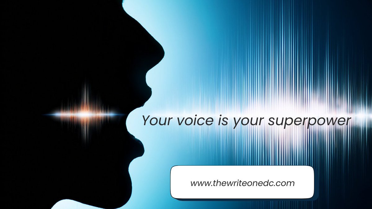 writeonedc's tweet photo. Your voice is your superpower — use it with purpose.
Let The Write One help you shape it. 📷
📷 https://t.co/l4VBPIhnSd
#WordsMeanBusiness #TheWriteOne #WritingCommunity https://t.co/cpC3VxaKOT