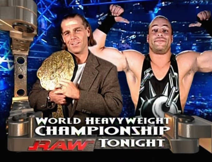 wrestle_hist's tweet image. 11/25/2002

Rob Van Dam defeated Shawn Michaels by disqualification for the World Heavyweight Championship on RAW from the North Charleston Coliseum in North Charleston, South Carolina.   

#WWE #WWERaw #RobVanDam #RVD #ShawnMichaels #HBK #WorldHeavyweightChampionship