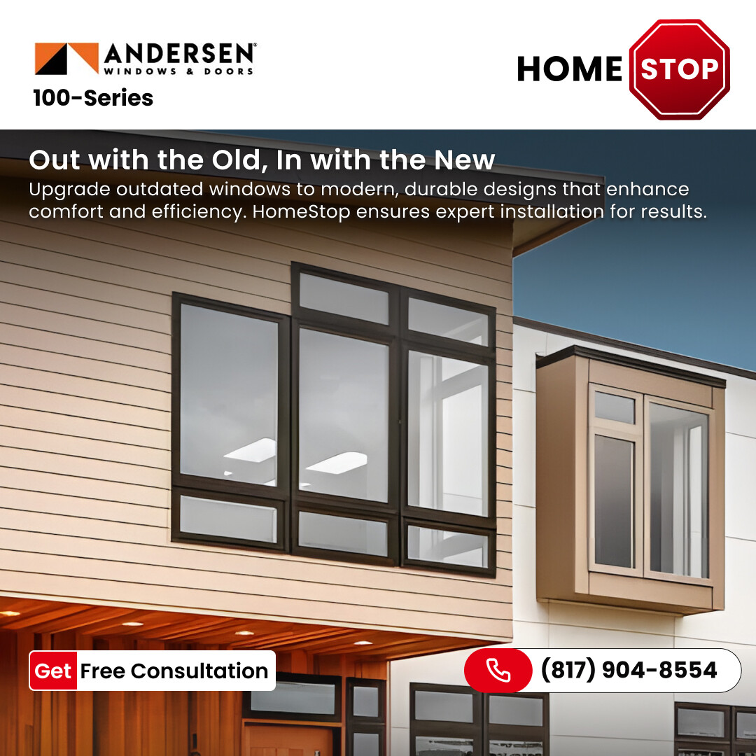 HomeStopInc's tweet photo. Give your home a fresh start with Andersen windows, expertly installed by HomeStop! 🏡 Stylish, energy-efficient.
📞 Call (817) 904-8554 to get up to 15% OFF.
#AndersenWindows #PictureWindows #AndersenASeries #WindowReplacementDFW #WindowInstallationDfw #DFWContractors https://t.co/ms70RYQy03