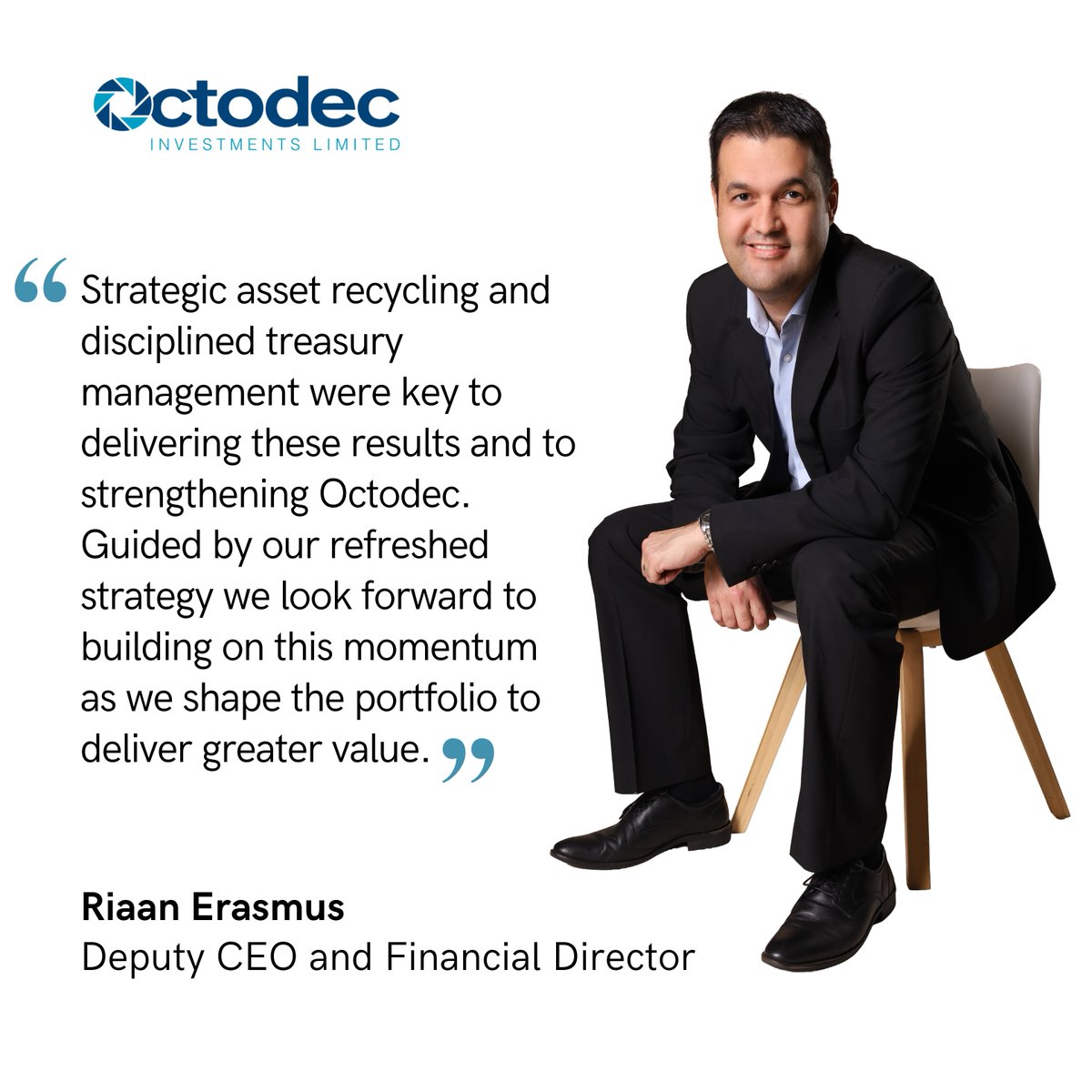 OctodecInvest's tweet photo. #Octodec’s financial position strengthened in FY25 with all metrics moving in the right direction owing to non-core asset sales and astute debt management - LTV at   38.2%, overall debt at R4.3bn, cost of funding 9.1%, R800m in unutilised available facilities. https://t.co/LIVJZZlqwU