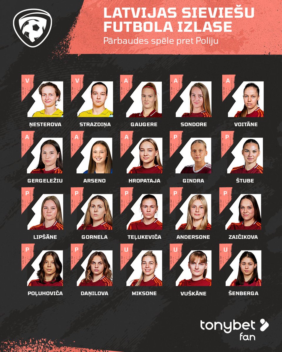 kajbumba's tweet image. 🇵🇱🆚🇱🇻 Latvijas nacionālā sieviešu izlase 2. decembrī Gdaņskā aizvadīs pārbaudes spēli pret Eiropas čempionāta finālturnīra dalībnieci Poliju.

▶️ lff.lv/zinas/18671/no… 

#LatvijasIzlase #SieviešuFutbols #MumsIrSpārni