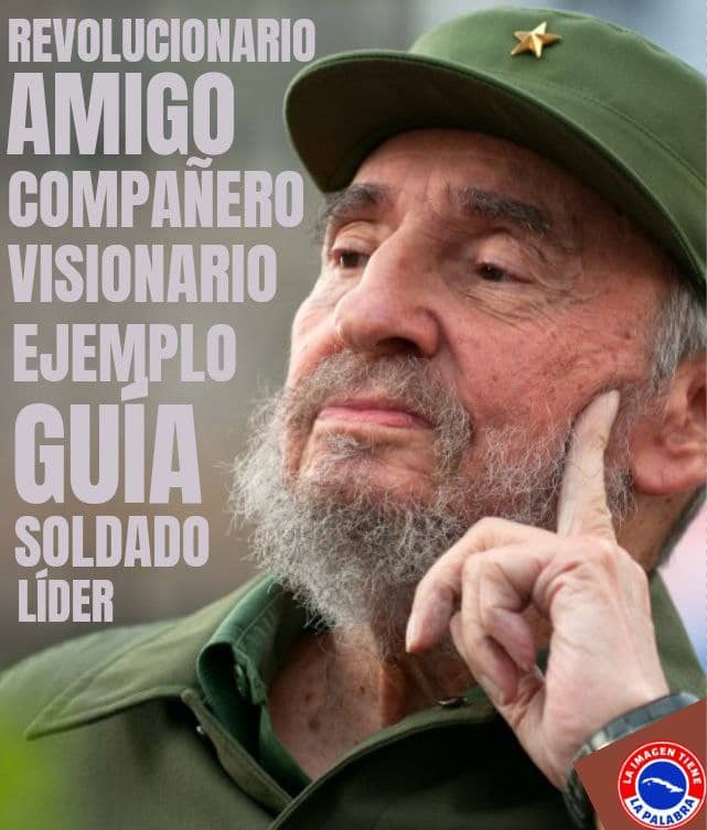 “¡Hermanos, la Revolución está hecha, vuestra sangre no salió en vano!”. #100AñosConFidel #CubaPorLaVida