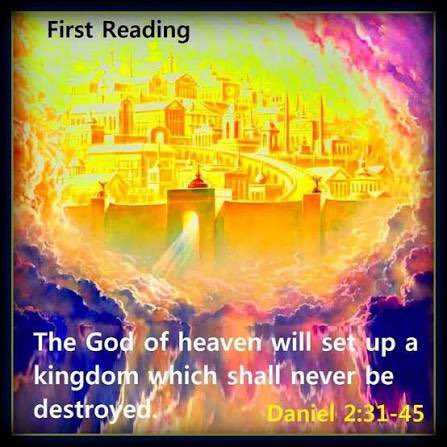 MikePIMarine's tweet image. Today’s First Reading is from Daniel 2 &amp;amp;  focuses on God&apos;s ultimate sovereignty over all human powers, viewing the statue&apos;s collapse and the &quot;stone&quot; as Jesus Christ, who establishes His everlasting kingdom. 

Come Lord Jesus &amp;amp; save your people.

Praying for all of you today. 🙏🏻