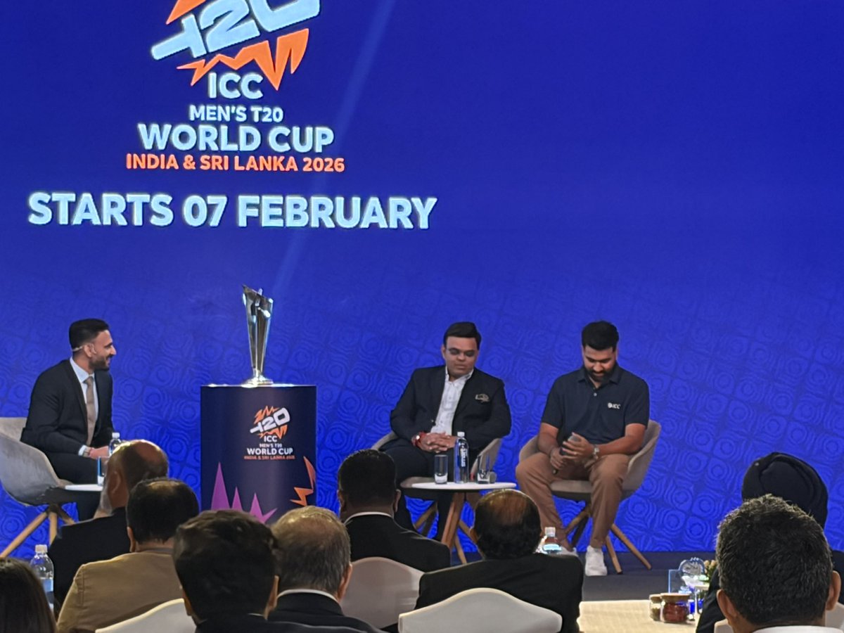 pdevendra's tweet image. Rohit Sharma appointed as a Brand Ambassador for ICC 2025 T20 World Cup: Jay Shah