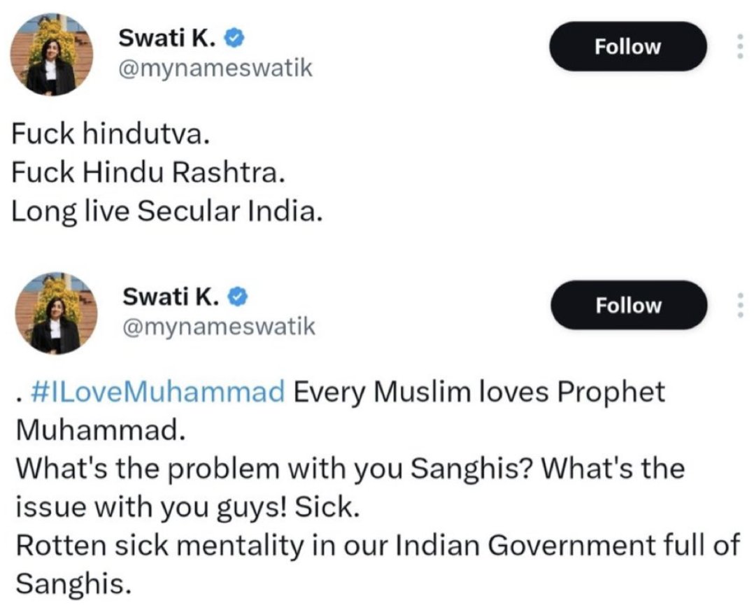 AshishMalviyaIF's tweet image. This kinda language is unacceptable from a member of Bar, The bench must take suo moto cognizance!
@DelhiPolice @jsaideepak @LiveLawIndia @barandbench @ARanganathan72 @AnchorAnandN