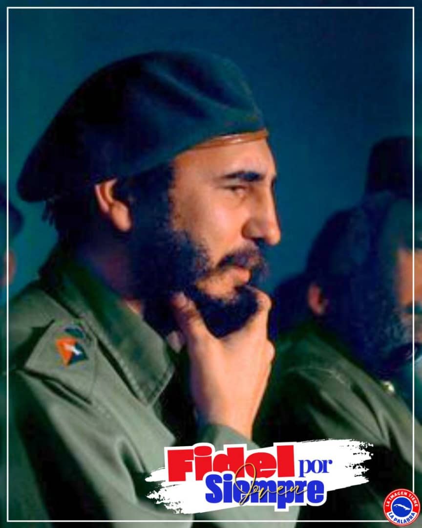 “¡Hermanos, la Revolución está hecha, vuestra sangre no salió en vano!”. #100AñosConFidel #CubaPorLaVida
