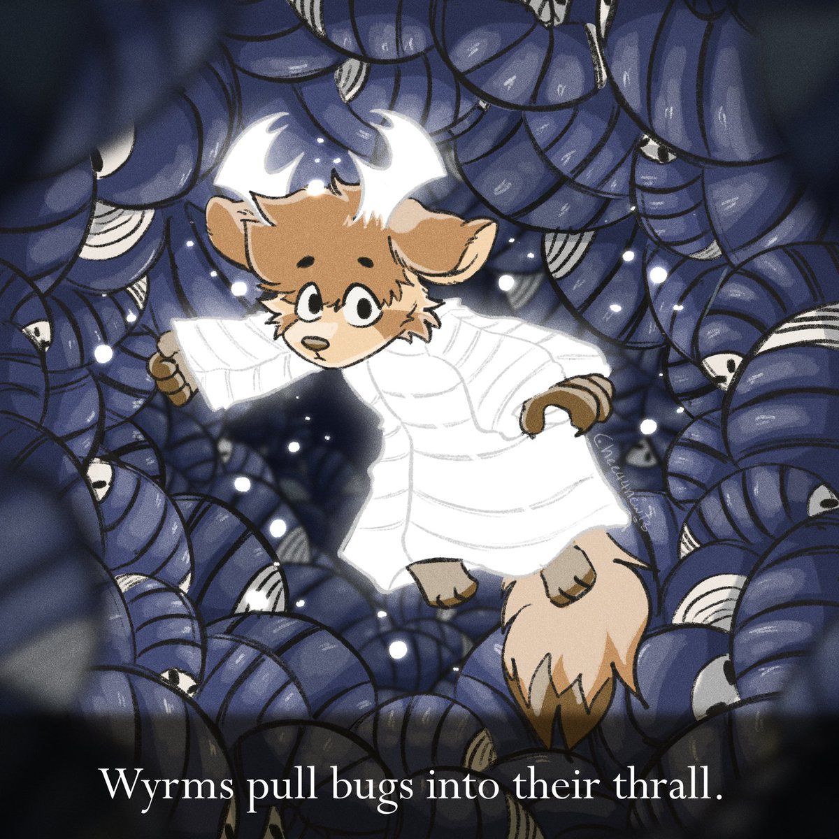 Chee44newt's tweet image. pale wyrm.