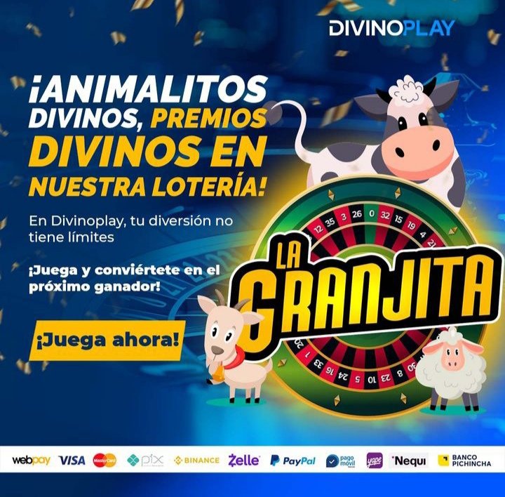 DUMONT81's tweet image. Ahora en DIVINO PLAY puedes jugar tu animalito 💪😎 Cuenta con todas las Ruletas activa 🐓🐒🦣🐬🦚🐄

Regístrate aquí 👉divinoplay.com/register?r=DIV…

Coloca el Código ➡️ DIV116692 
Bono de Bienvenida de 🔟$ 💵

#DivinoPlay #animalitos #Casino #Deportes  #Americanas #LaGranjita