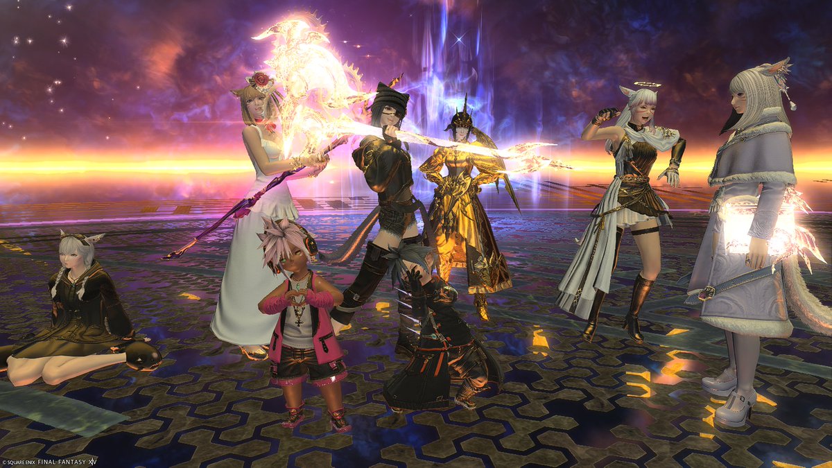 ssctf555's tweet image. 絶バハクリア～～
今回はH3賢者で行かせてもらいました、私はメレー村に帰ります✌️

６絶まで後２つ！！