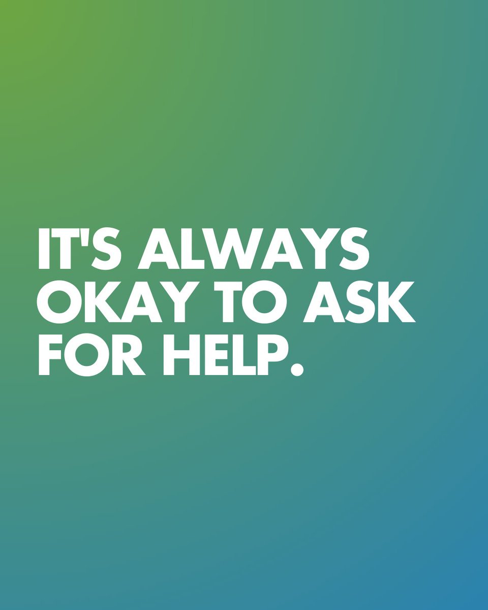 Asking for help isn't a sign of weakness. It's a sign of strength. If you're struggling, the 988 Lifeline is here for you 24/7. Call, text, or chat 988.