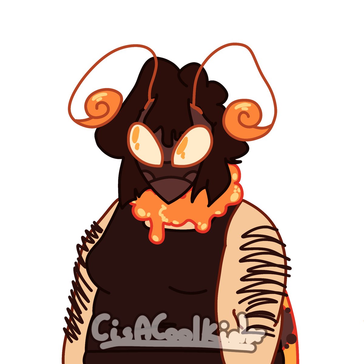 CisACoolKid's tweet image. Drawing this thang without her love interest for the first time in a million years..
She&apos;s spacing out 
#cookierun #cookierunoc