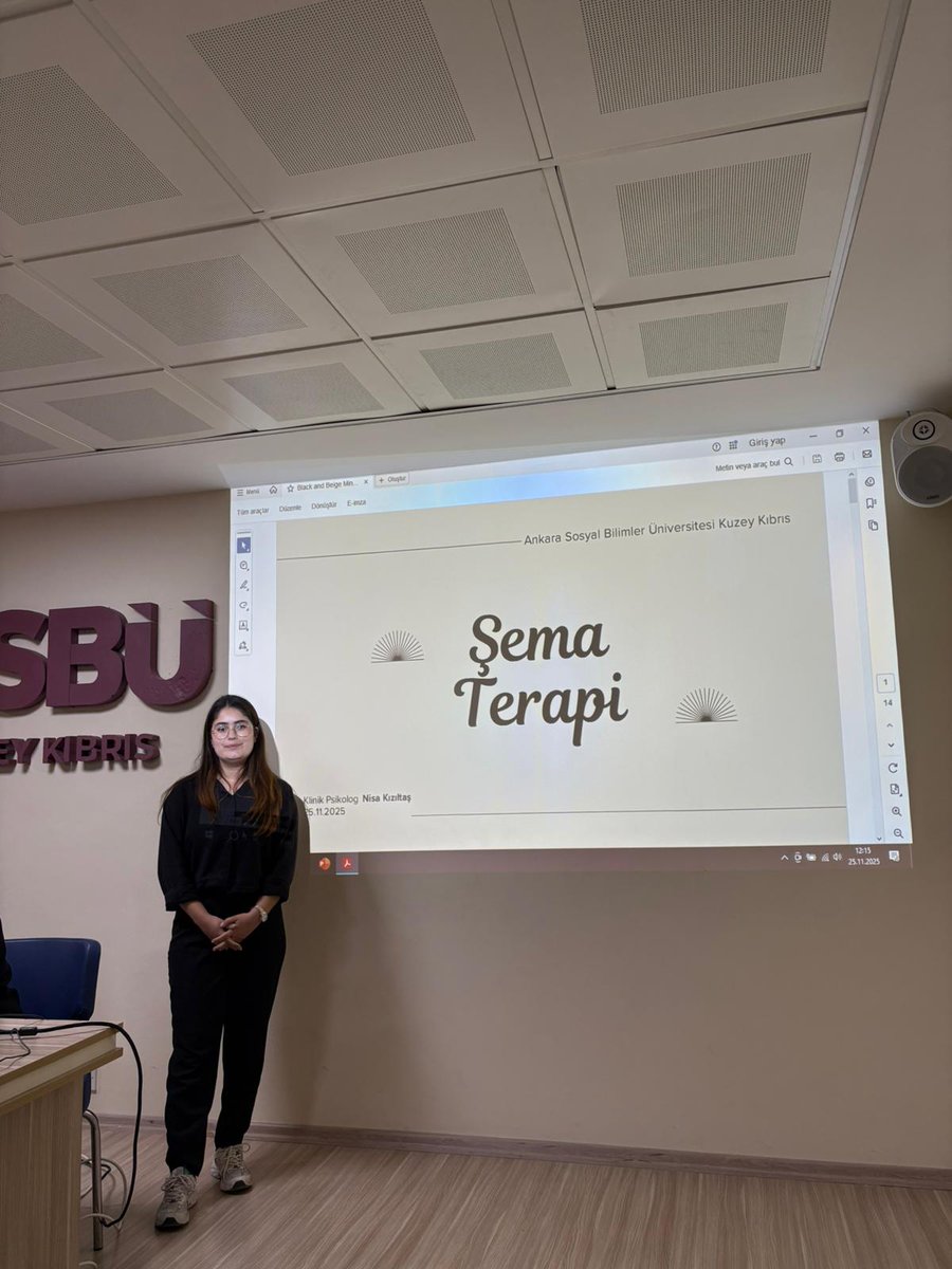 asbukktc's tweet image. ASBÜ Kuzey Kıbrıs Psikoloji Kulübü &apos;nün hazırladığı &quot;Şemalarla Tanışma; Şema Modları ve İnsan&quot; etkinliği kapsamında, Uzman Klinik Psikolog Nisa Kızıltaş&apos;ın katılımıyla &quot;Şema Terapi&quot; başlıklı konferans gerçekleştirildi.

@asbupsikolojikktc
#asbükktc #asbupsikolojikktc #şematerapi