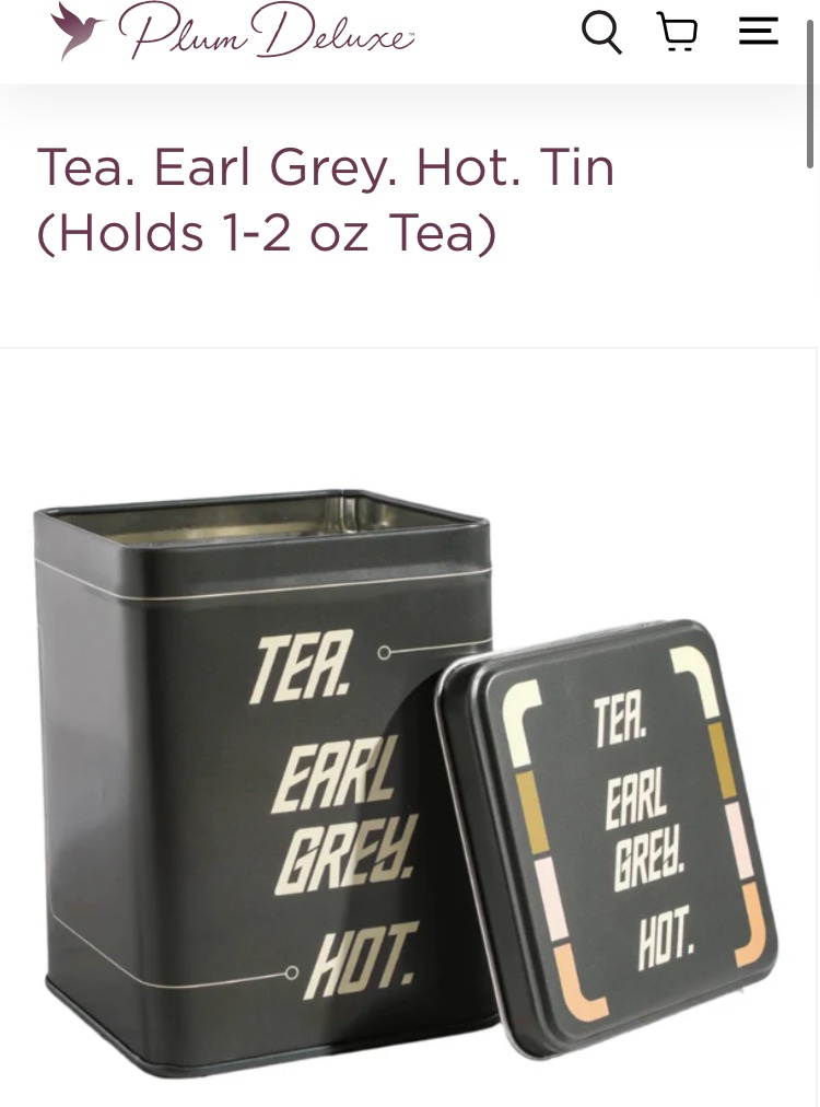 BuffySu58183737's tweet image. I have been waiting for this tin to be back in stock for ages … finally will have the perfect home for my earl grey 🥰 #nerds