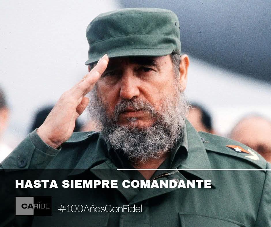 Fidel te recordamos siempre. Tú ejemplo  nos ayuda en nuestro empeño de continuar contribuyendo  para  lograr una sociedad mejor para todos los cubanos.
#FidelPorSiempre.
#CienAñosConFidel