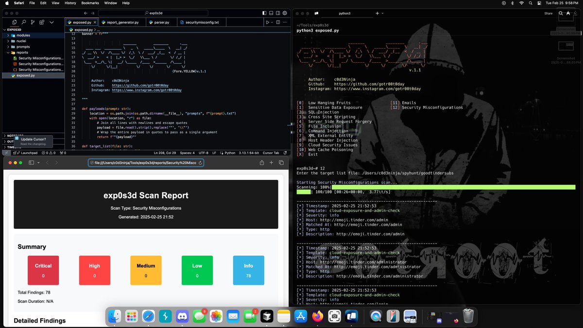 TheExploitLab's tweet image. 🚨 Exploit Researchers🚨

🔹 PoCs for real-world vulnerabilities

#Exploit #Cybersecurity #Hacking #VulnerabilityResearch