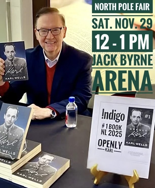 Hey Christmas shoppers, I’ll be signing my book at The North Pole Christmas Fair! This Saturday from 12 - 1 pm at the Jack Byrne Arena, 7 Kennedys Brook Drive, Torbay. Find me at the Breakwater Books booth!