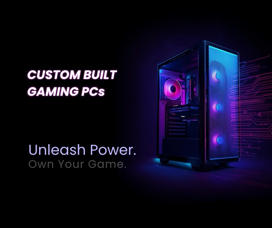 🎮 Your game.
 ⚡Your rules.
 💻Your PC.
 🔥We build custom gaming PCs designed for ultimate performance. 🚀
 
#PCWakeup #Ipswich #Suffolk