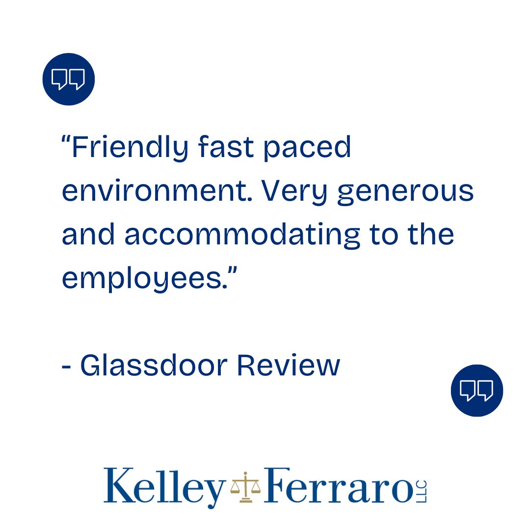 At Kelley Ferraro, we work hard. But we also believe that work isn't everything. Looking for a better balance? Let’s talk.