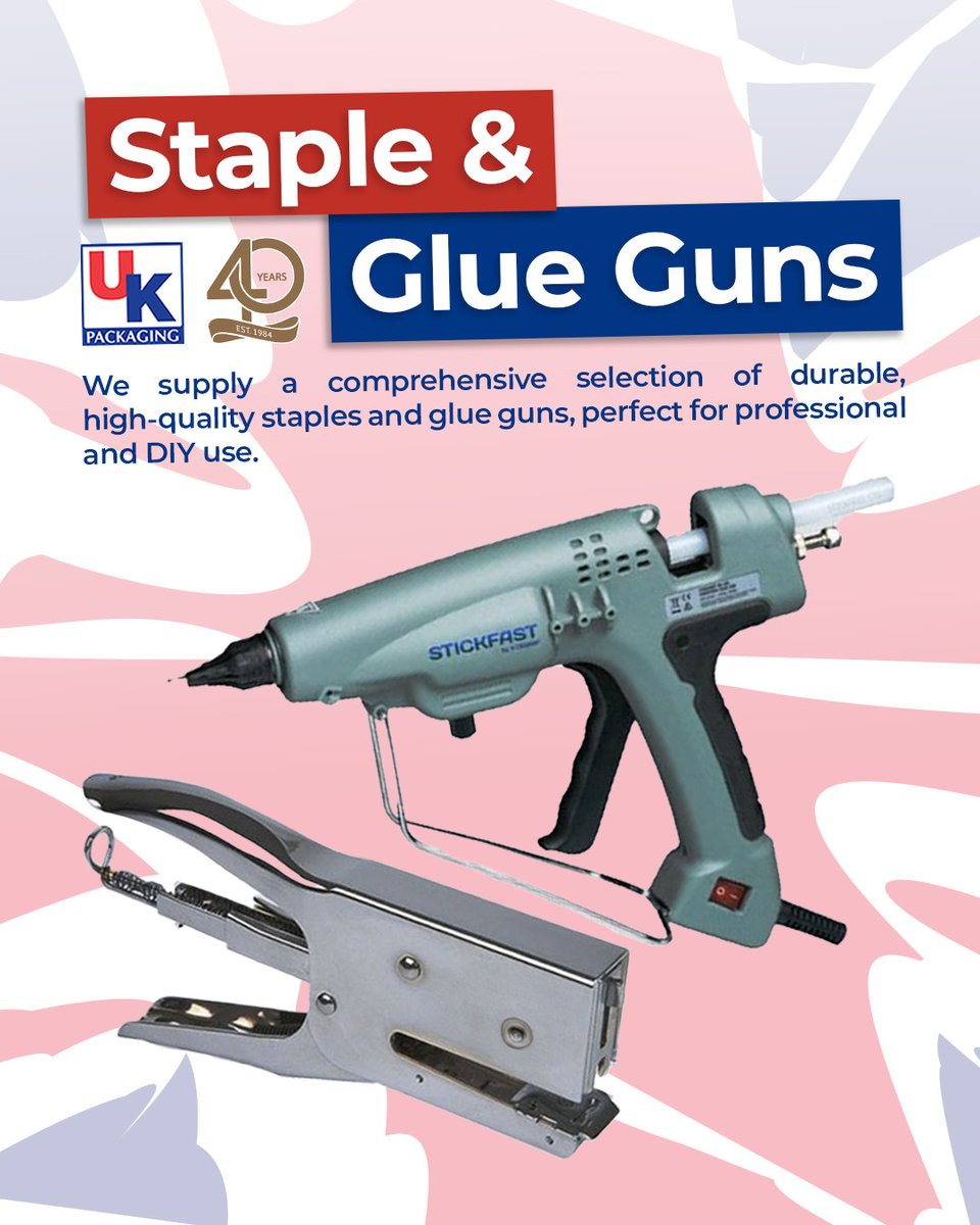 UKPackagingCoUK's tweet image. Secure your packaging with ease using our #Staples and #Glue solutions. 📦🔗

These tools deliver reliability and versatility for all your packaging needs.

#DurableSolutions for efficient operations—explore our full range today!

ukplc.co.uk/product/staple… 🔗

#UKPLC