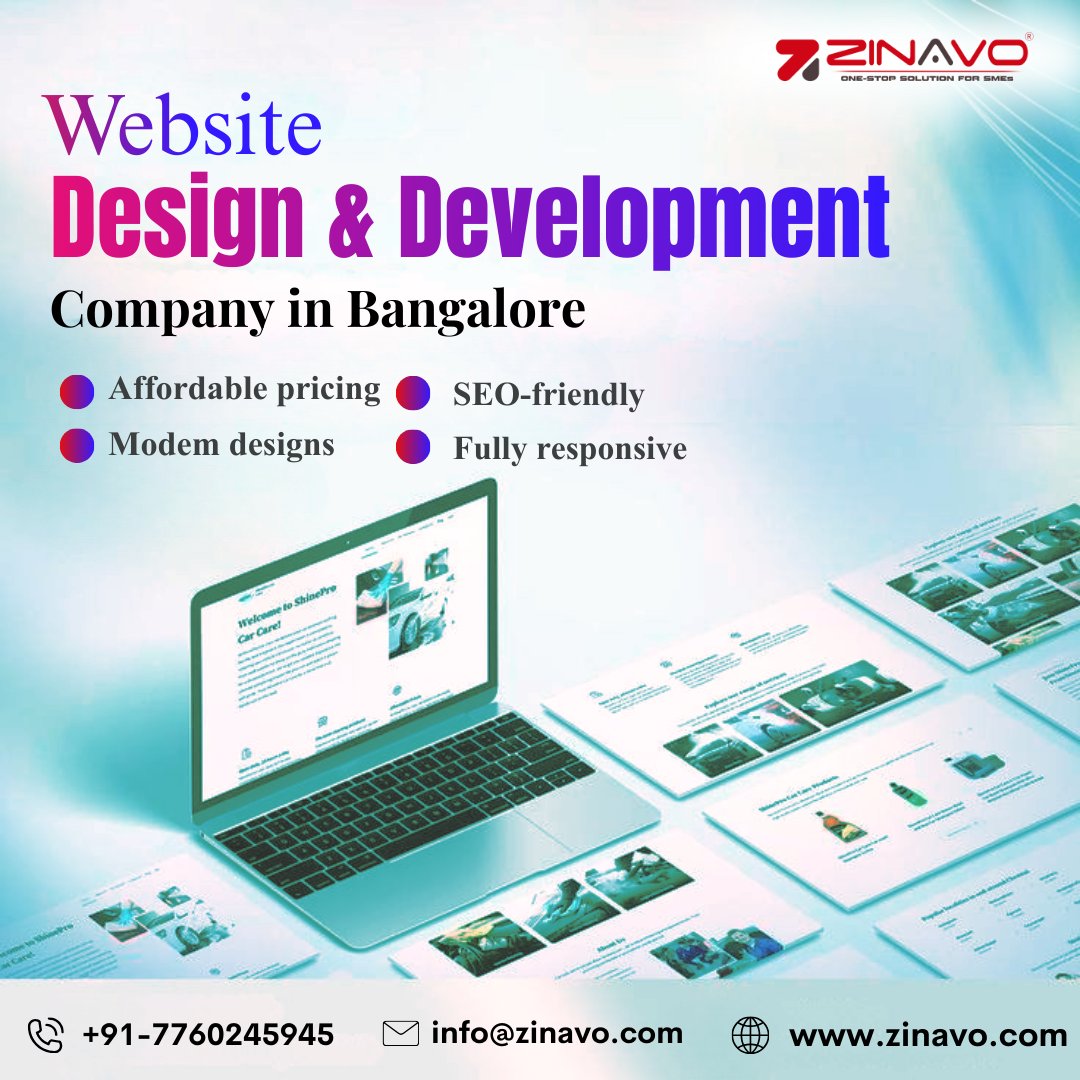 Zinavogroup's tweet image. Our creative web design and development agency makes your brand unique

📞 +91-7760245945
☎ +91-8035694395
📩 info@zinavo.com
🔗zinavo.com
📍goo.gl/maps/Z2fsxzF1W…

#Zinavo #Karnataka #Bangalore #WebDevelopment #WebsiteDesign #BangaloreWebDevelopers #WebDevelopment