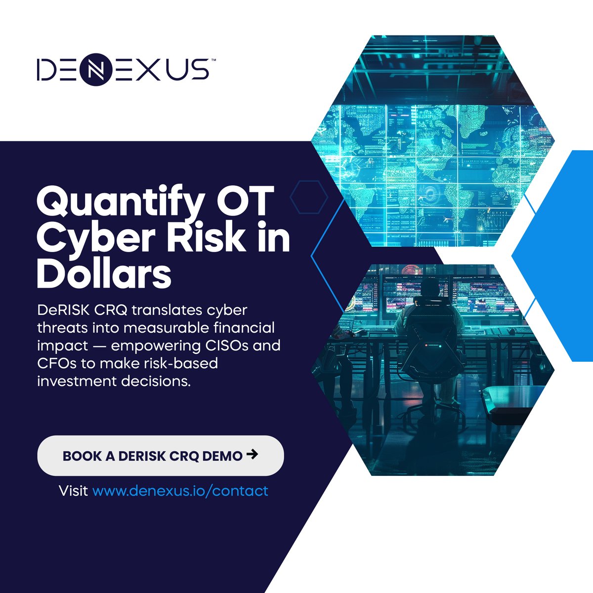 Quantify OT cyber risk in dollars. Prioritize by expected loss reduction. Show clear ROI.

Request a demo » hubs.ly/Q03Vx6CK0

#CyberRisk #CRQ #RiskQuantification #OTSecurity #IndustrialCybersecurity #CISO #BoardReporting #CyberRiskManagement