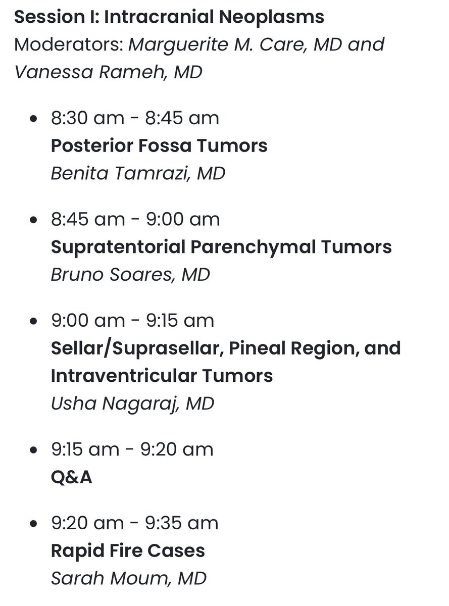 laura1127md's tweet photo. Want to learn or strengthen your knowledge of #pedineurorad? Join us at the pre-meeting #CoreCurriculum at #ASPNR26 in January. Thanks to #Bracco for the support. #neurorad #pedsrad #meded #radres https://t.co/FDHt34zOTF