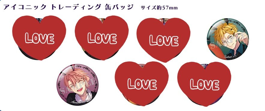 おべいみー　ルシファー　チェキ6枚　ホロ缶バッジ　マモン　レヴィアタン おべいみー ルシファー チェキ6枚 ホロ缶バッジ マモン レヴィアタン