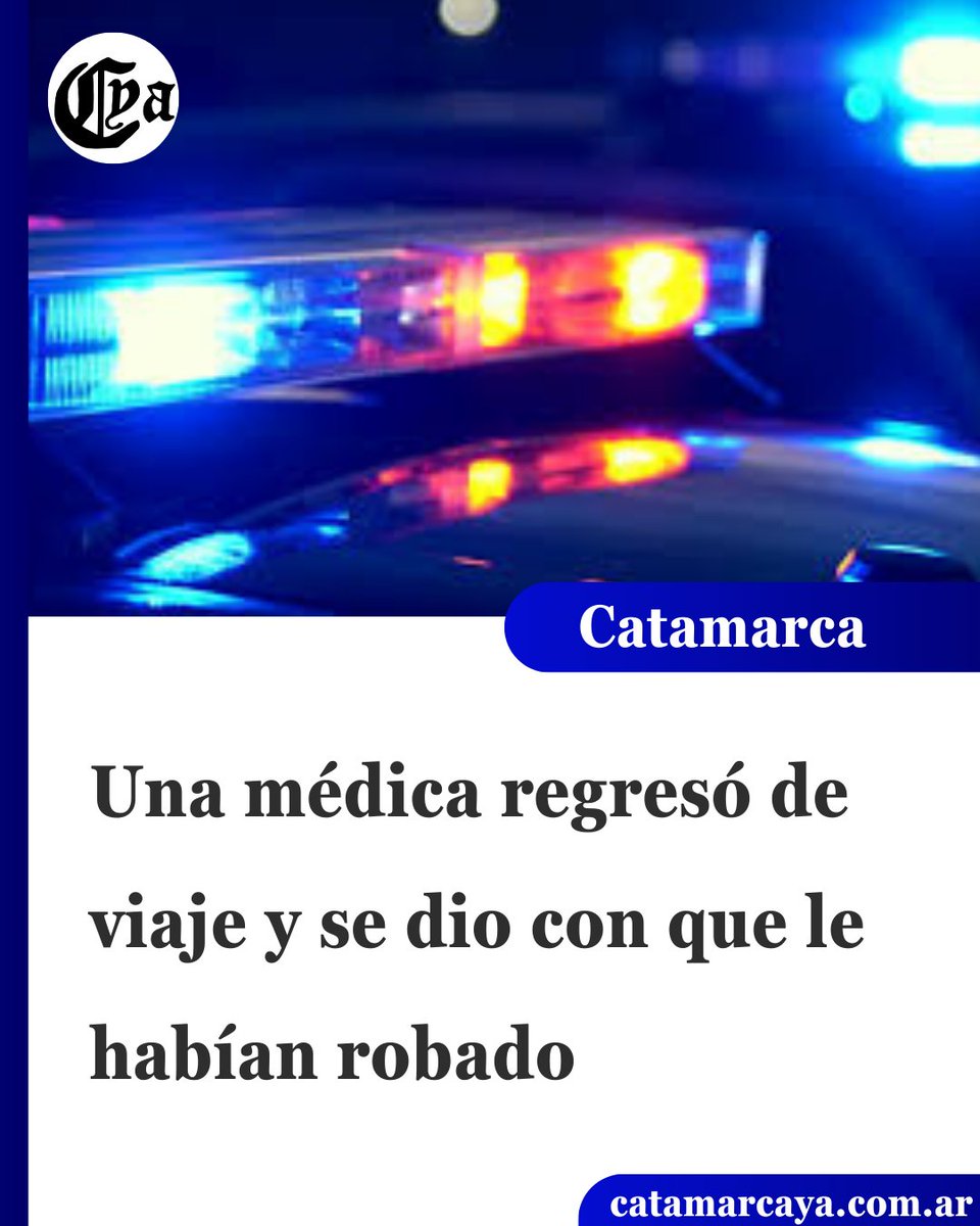 catamarcaya's tweet image. #Catamarca 
Las autoridades policiales trabajan en el caso, y lo primero que llamó su atención, fue que no se notaban signos de que las aberturas hayan sido violentadas.

catamarcaya.com.ar/2012/index.php…