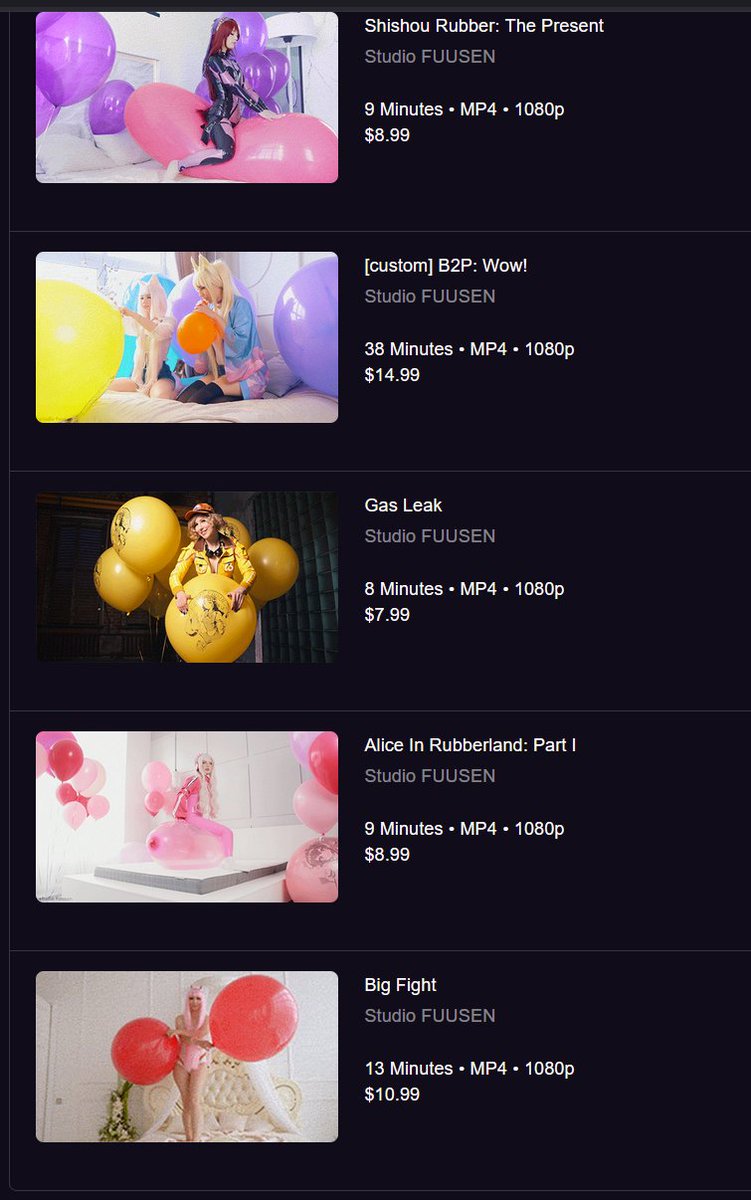 Delt418's tweet photo. @studiofuusen First purchase was 5 clip lol. But Big Fight is still my favourite to this day, I like zero two and big balloon, I had a good feeling that it would be a good one https://t.co/rqiAFnzmve