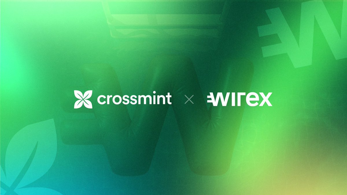 crossmint's tweet image. A global fintech serving 7 million users is adopting Crossmint smart wallets.

Wirex processes 20 billion dollars a year across 130 countries. Crossmint will now power their new crypto and stablecoin products.

We helped them:

→ Cut more than six months of engineering work
→…