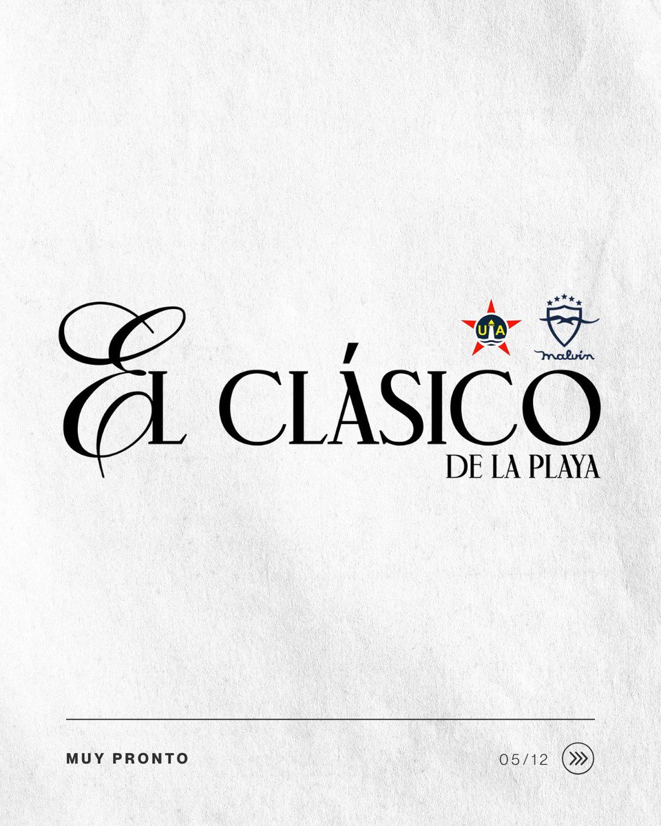 🔜 Se viene el 𝐜𝐥𝐚́𝐬𝐢𝐜𝐨 𝐝𝐞 𝐥𝐚 𝐩𝐥𝐚𝐲𝐚

Vivamos un partidazo: pasión en la cancha, respeto en la tribuna.

#SomosElBarrio🔵⚪️