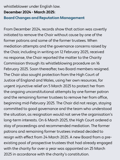 Tamarindos9's tweet photo. Sentebale's annual report for 2024. Extracts from p73
This needs to get to the MSM!!!
https://t.co/jYPMB4Fk18 https://t.co/TaHeBc0UD2