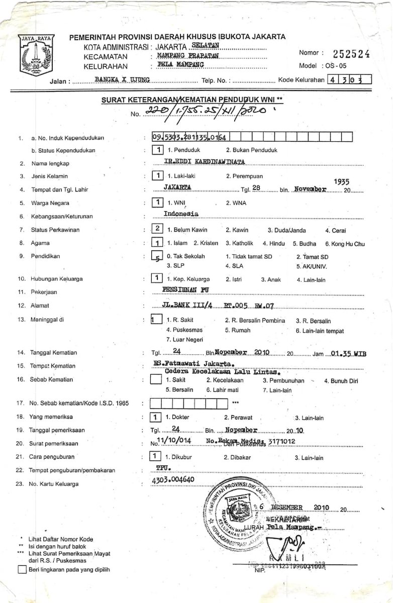 Lapor Mafia Tanah ke Polisi
Pelapornya mati dibunuh Mafia
Mafianya dibebaskan polisi (dilindungi?), malah sekarang kuasai tanah korban
Keluarga korban diteror sampai sekarang
Quo Vadis Polri Pak <a href="/ListyoSigitP/">Listyo Sigit Prabowo</a>?