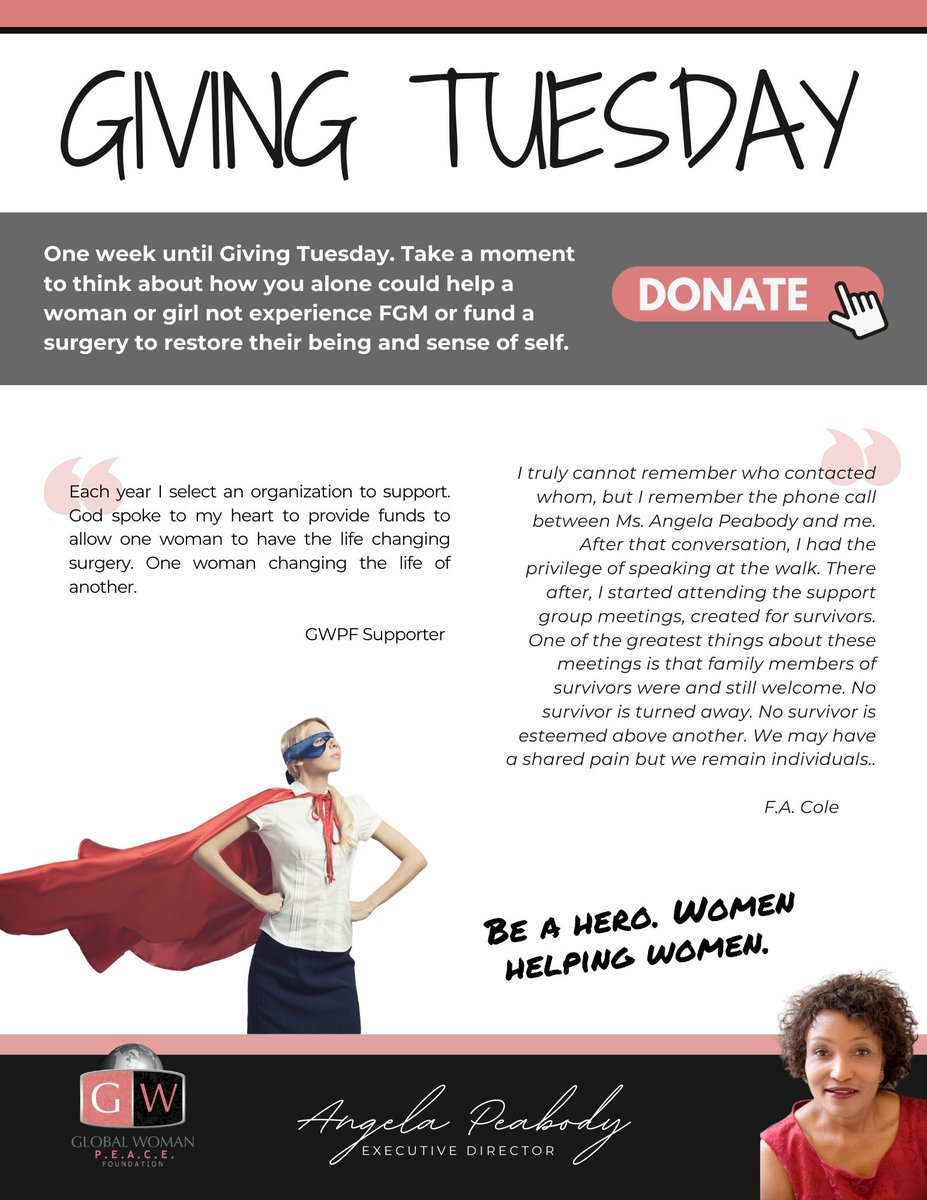 Global Woman P.E.A.C.E. Foundation tweet media