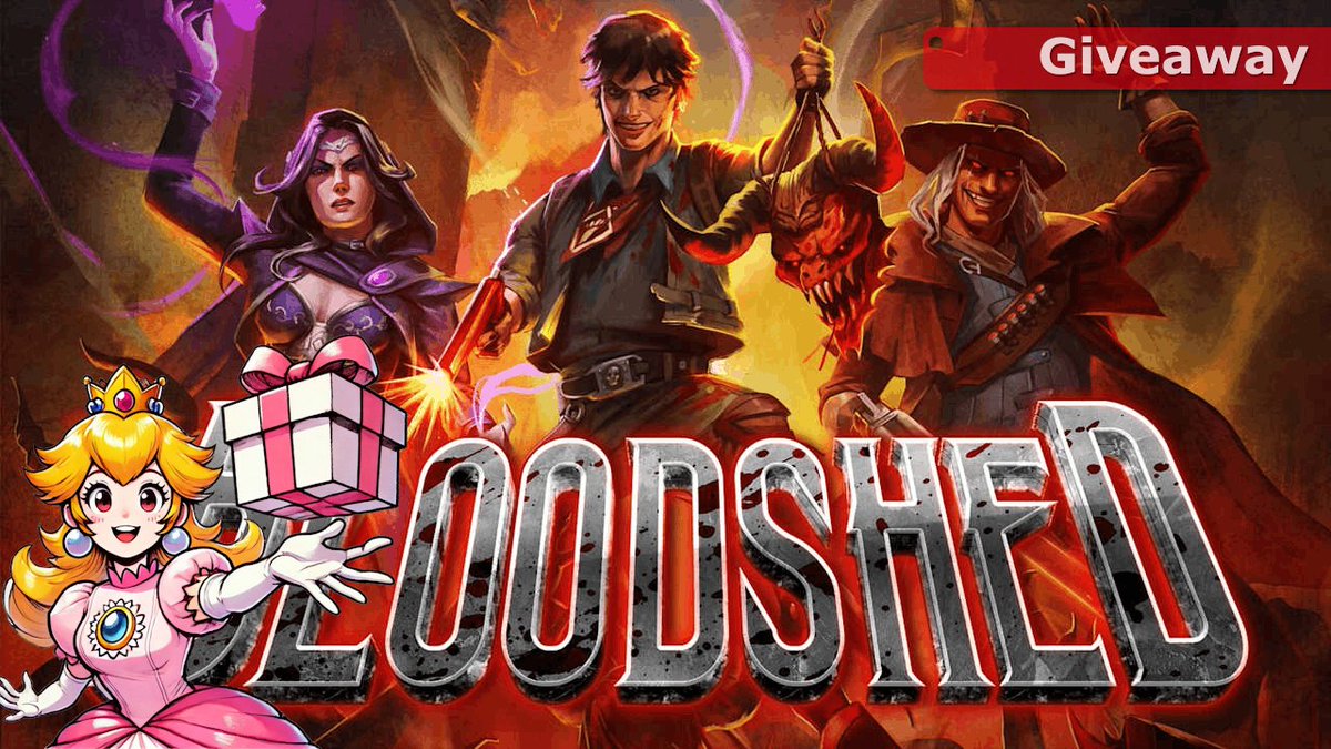 Time for another #Switch #Giveaway, this time for the roguelike mix that feels somewhat like #VampireSurvivors meets retro FPS action ala #DOOM in the form of #Bloodshed from <a href="/com8com1/">com8com1</a> and <a href="/HeadupGames/">Headup</a>!

To enter:
- Follow!
- Retweet!
- Tell some friends!

Drawing 11/28!