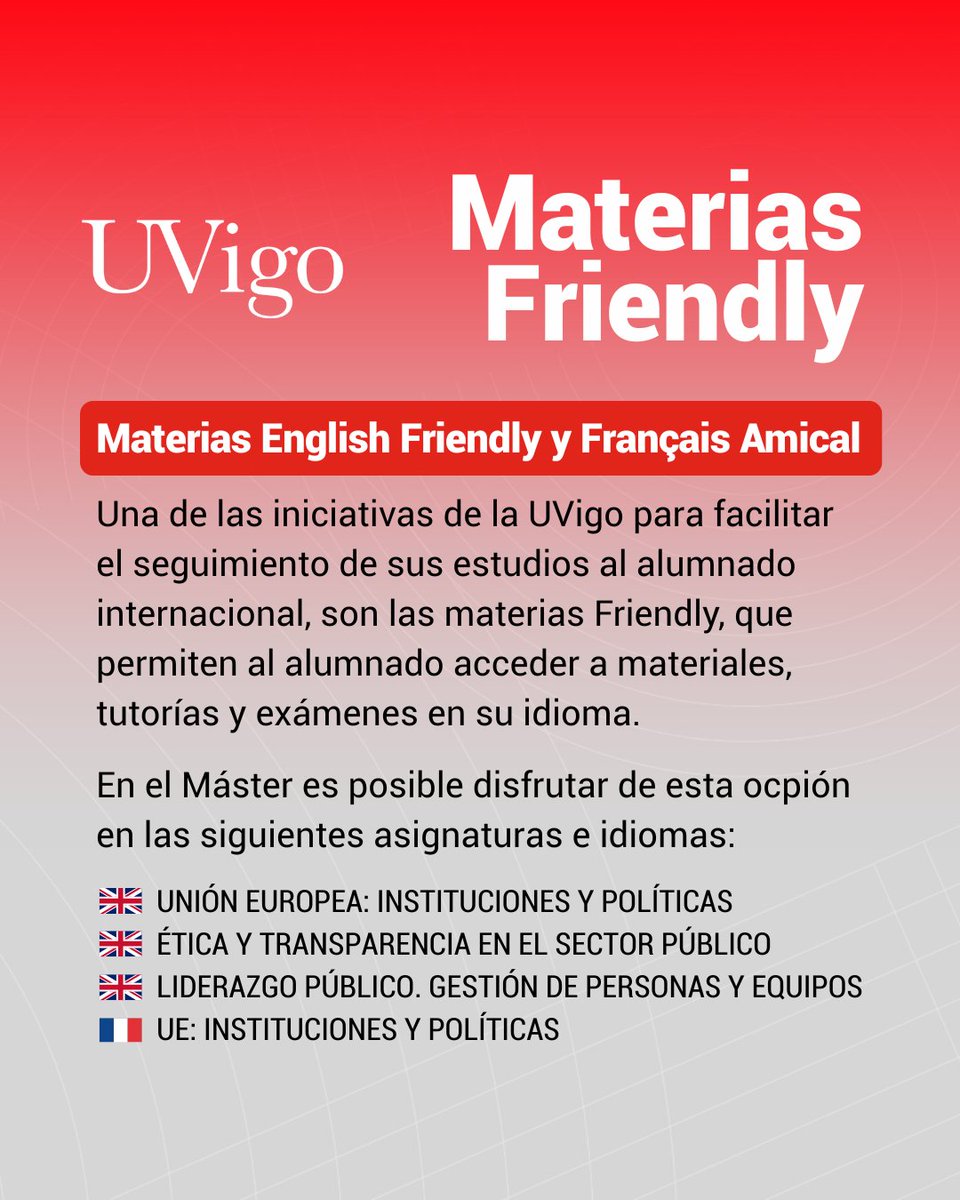 ¿Vives fuera de España y planeas estudiar el #masterdpli? Hoy te resumimos las herramientas de apoyo virtuales que encontrarás para apoyarte cuando formes parte de nuestro alumnado.
+INFO: f.mtr.cool/rcvewyekad

#estudiarenespaña #studyinspain #estudarnaespanha