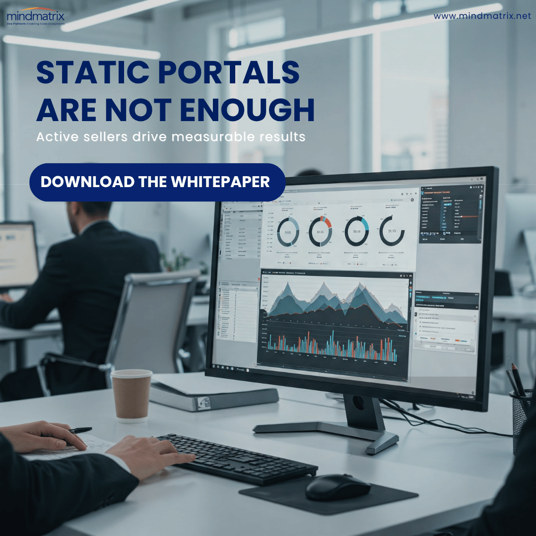 Mindmatrix's tweet image. Static portals are not driving revenue. Structured performance and active sellers are the real game changers. Learn more in our whitepaper - mindmatrix.net/transform-prm-…

#ActiveSellers #PRMStrategy #ChannelLeadership #Mindmatrix #ChannelForce
