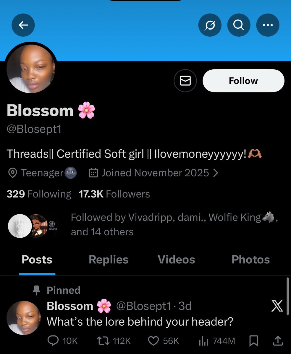 DicksonCrypto01's tweet image. Can we all agree that she’s not the one in control of her acct anymore?

I noticed the tweet pattern changed, it’s obvious a Degen is handling it now.

I can say she lacks clarity!

I’m sure she sold the acct for peanut &amp;amp; she’ll look back to this day &amp;amp; realise what a big mistake…