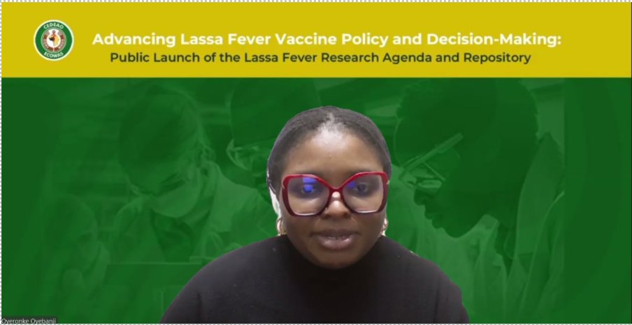 The ability of West Africa to accelerate safe and equitable access to Lassa fever vaccines rests on prioritising evidence-based research and coordinated knowledge sharing.

Today, <a href="/OoasWaho/">WAHO | OOAS</a> and partners hosted a high-level webinar on 'Advancing Lassa Fever Vaccine Policy and