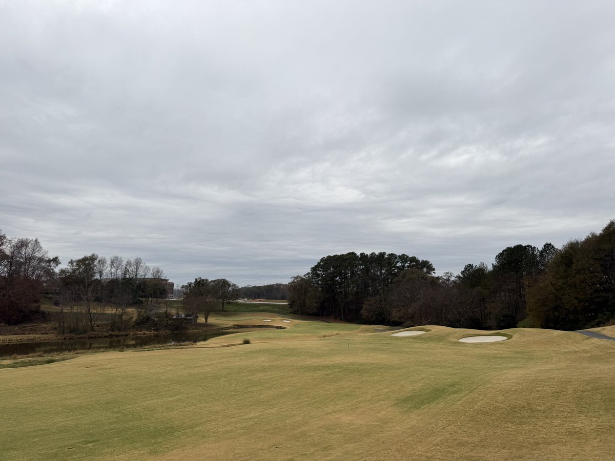 Cold and rainy day down in Clemson