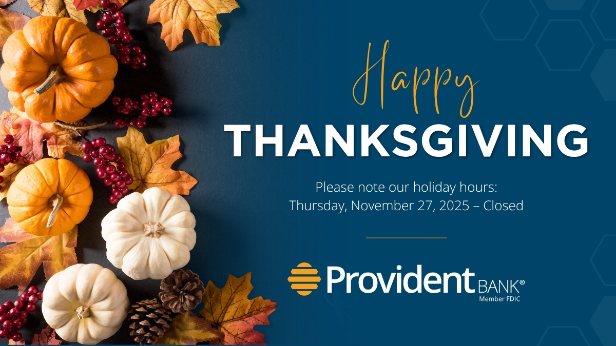 Please note our holiday hours.